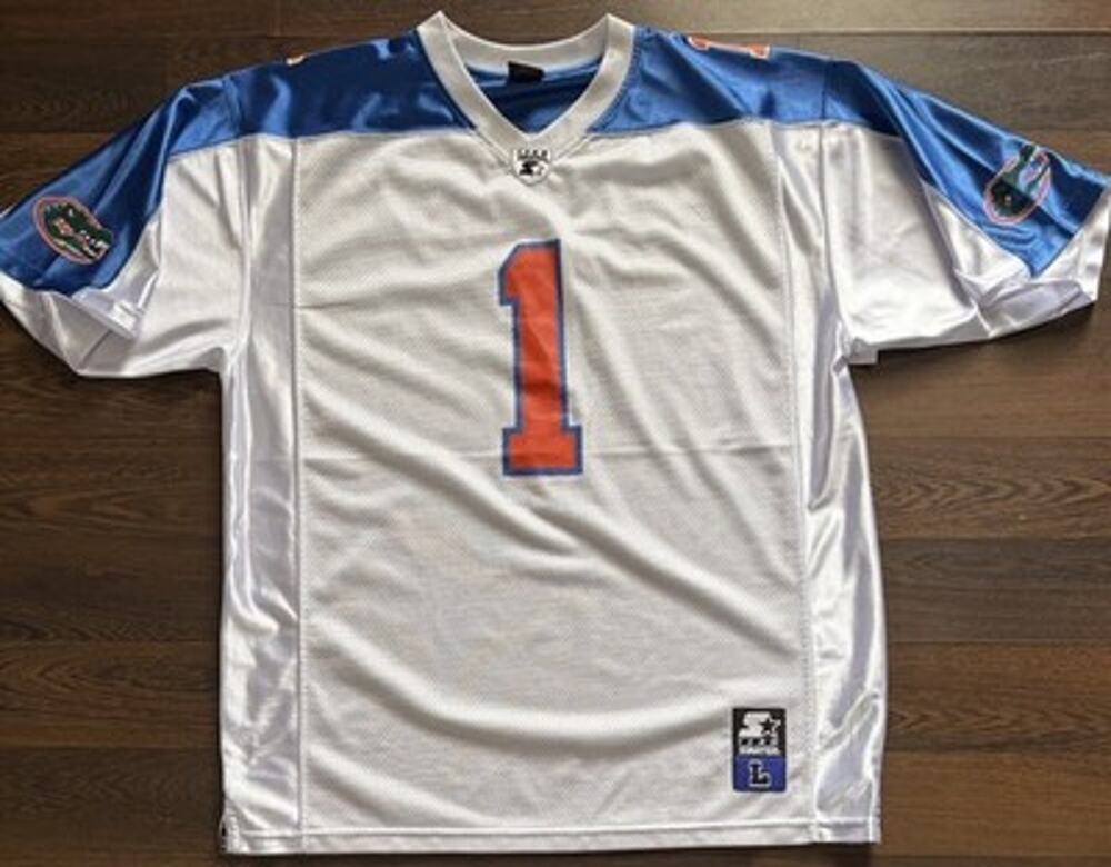 Vintage 90s Starter Florida Gators Jersey Mesh White Large